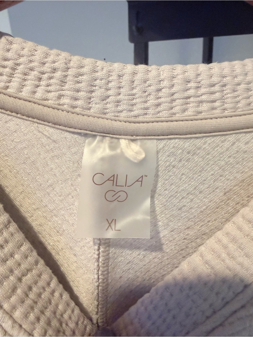 Calia Textured Cream Crewneck Sweater - Picture 3 of 3